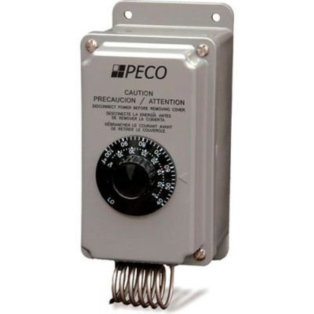 Peco Industrial Multi-Stg. Temperature Controller TH109-009 Temp. Range 40Deg-100DegF Nema 4X 68427